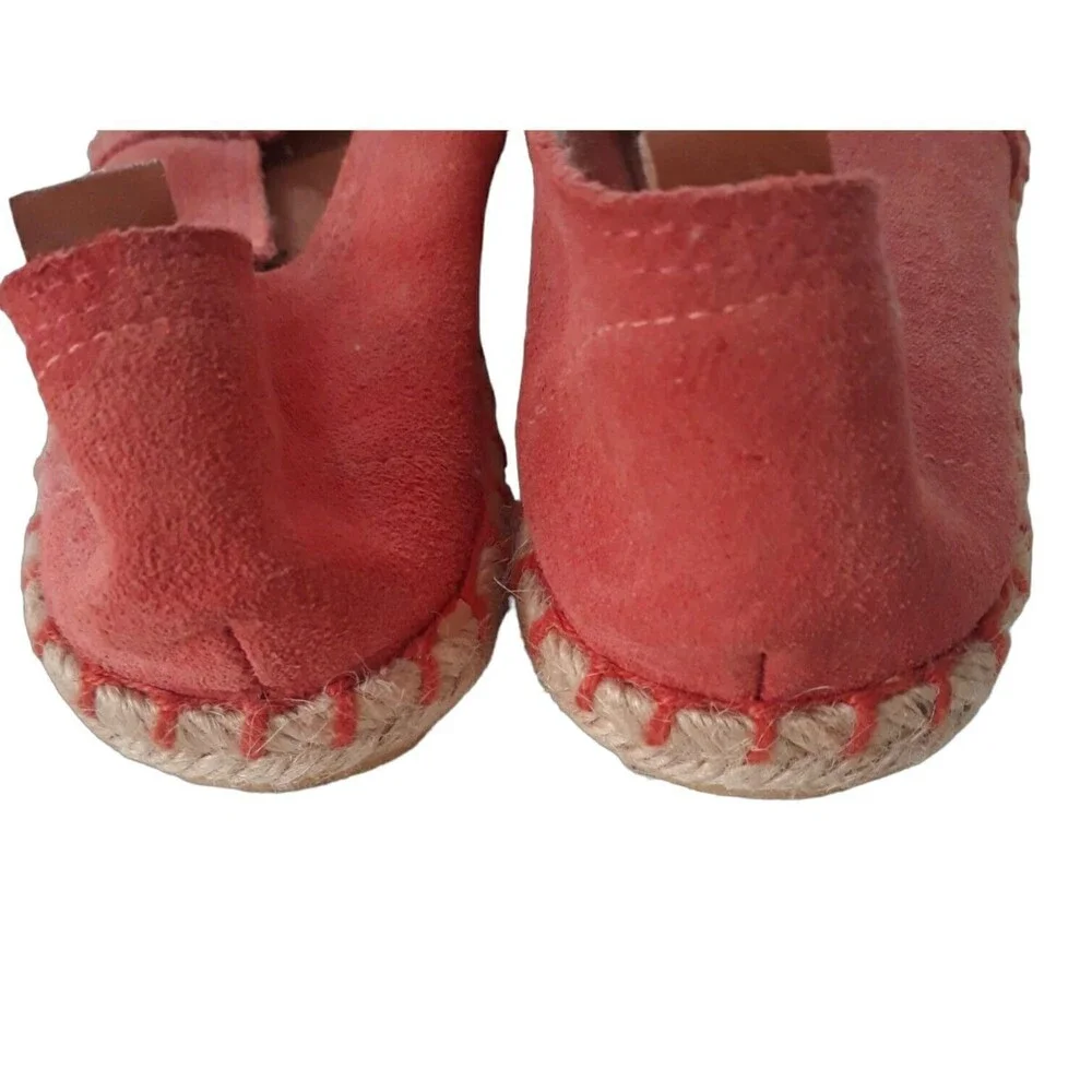 Vulcarini Espadrilles Flats Women Size EU 37 US 6.5 Orange